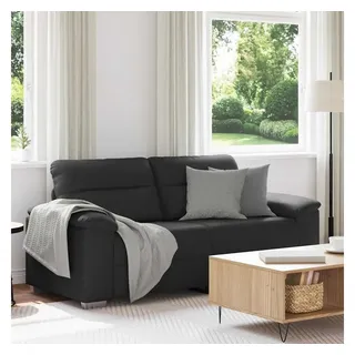 vidaXL 2-Sitzer-Sofa Schwarz 180x81x84 cm Kunstleder