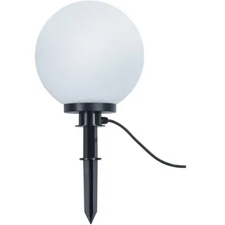 meine wunschleuchte Kugelleuchte LED Ø 30 cm mit Erdspieß weiß