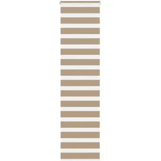 vidaXL Doppelrollo 65 x 200 cm Sandbraun