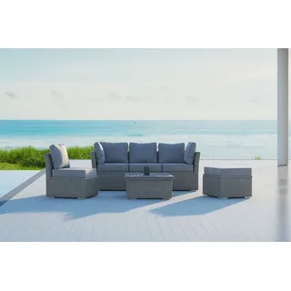 OUTFLEXX Gartenlounge-Set grau