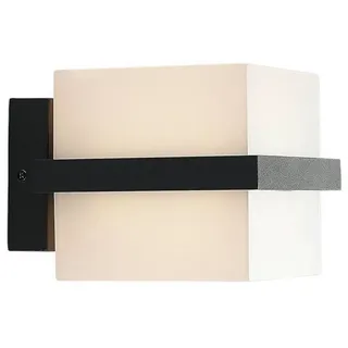 LINDBY Außenwandleuchte Aluminium 14,0 cm spritzwassergeschützt schwarz