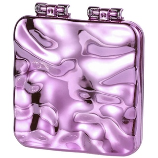 Lubgitsr Spiegel Taschenspiegel, Taschenspiegel Klein Zweiseitiger, Eckiger Klappbar (1-St) weiß