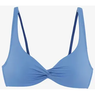 LASCANA Bikini-Top Damen Blau 40 Cup D