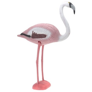 HTI-Living Gartenfigur Garten-Figur Flamingo Rosa-Weiß, (1 St., 1 Garten Figur), Vogelfigur Gartendekoration bunt
