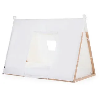 Childhome Abdeckung für Tipi-Bett 90x200 cm, Weiß,