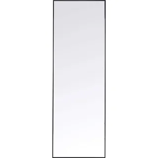 Kare Wandspiegel Bella 60 x 180 cm Schwarz