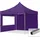 3 x 3 m inkl. 2 Seitenteile lila 59009