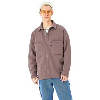 Hemdjacke aus Baumwolle in Oversize Fit Übergangsjacke (XL) Braun