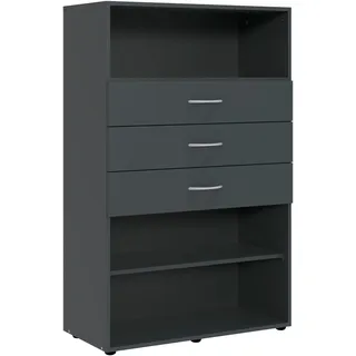 WIMEX Standregal 80 x 40 x 126 cm Grau