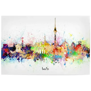 artboxONE Poster 30x20 cm Städte Berlin Skyline Artistic - Bild Berlin Berlin Skyline Cities