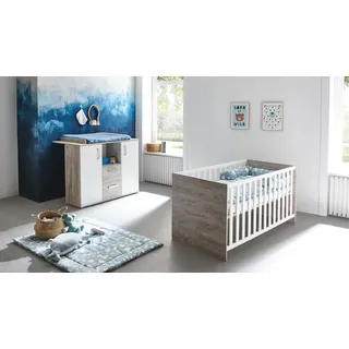 Arthur Berndt Babymöbel-Set ARTHUR BERNDT "Bente", Baby, Gr. Kinderbett Wickelkommode mit Kinderbett und Wickelkommode; Made in Germany