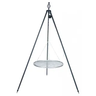 Dreibein Grill Oskar Edelstahl Grillrost 80 cm Schwenkgrill Lagerfeuer