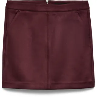 Vero Moda Lederimitatrock Damen Rot 38
