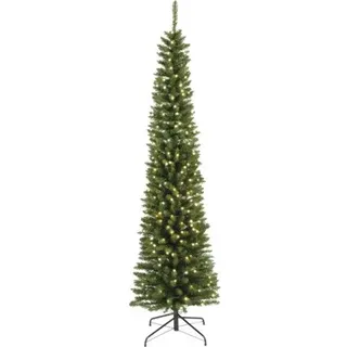 künstlicher LED Weihnachtsbaum Tannenbaum Everlands Pencil 280 LEDs Ø 60 cm H 21