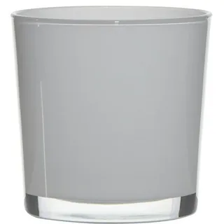 INNA-Glas Blumentopf Glasübertopf Alena, weiß, 13cm, Ø13cm weiß