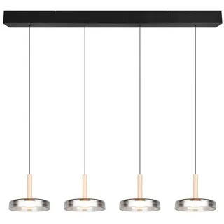 Trio Celeste 4-flg. 22 cm rund schwarz matt/Chrom