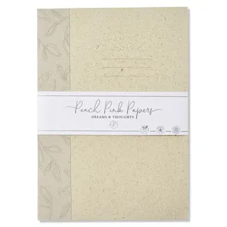 Recycled Paper Notizbuch, Gras, 14x20cm, 48 Seiten, liniert