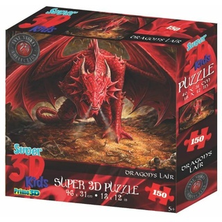 Anne Stokes Dragon's Lair 150 Teile 3D-Look Puzzlespiel ( Kc )