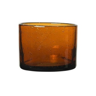 Trinkglas Oli amber 12 cm H
