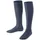 Unisex K Kh nachhaltige Baumwolle lang einfarbig 1 Paar Blau Dark Blue Melange 6688 35-38 35-38