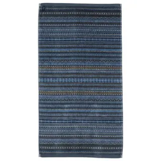 Pip Studio Geometric Print Handtuch 55 x 100 cm blau