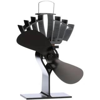 Ecofan UltrAir Wärmebetriebener Ofenventilator – Kraftvolles Klassik-Design – Stark 125 CFM – Hohe Leistung – Ideal für Holzöfen – Effizienten Luftzirkulation & Brennstoffeinsparung