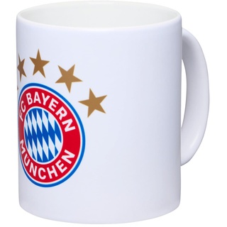 FC Bayern München Tasse Logo | Weiß | 0,3l