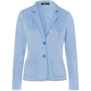 Frank Walder Blazer aus pflegeleichtem PES-Stretch-Lederimitat in French Blue | Gr.: 44