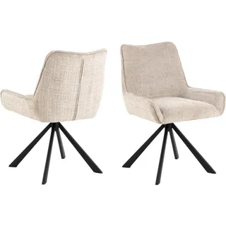 Actona Esszimmerstuhl Eddie Juto beige 2er Set
