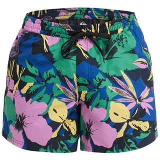 QUIKSILVER Everyday Printed Volley 15 Badeshorts Dark Navy Interact Floral M