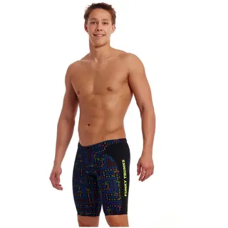 Funky Trunks Chomp Chomp Jammer chlorbeständig in schwarz | Gr.: S