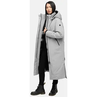 Navahoo Wintermantel Schneewächter 14 warmer Winter Kurzmantel grau XS (34)