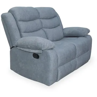 Harper Couch Stoff 2-Sitzer Grau