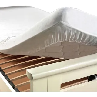 Matratzenschoner Peva-Schwamm Weiss 160x200 cm - Wasserabweisende Matratzen-Schutzauflage mit Milbenschutz - Maschinenwaschbar für gesunden Schlaf
