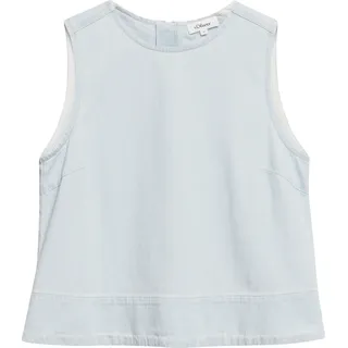 s.Oliver Denim-Top Blau L