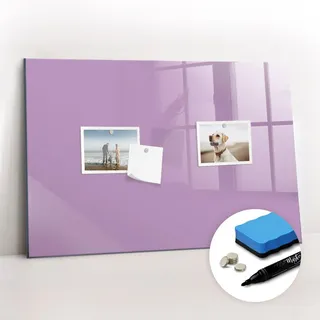 Tulup Magnettafel 60 x 40 cm Lila