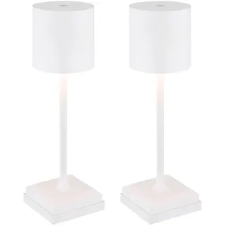 GLOBO LED Tischleuchte Weiß 2 St.