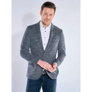 engbers Herren Flexibles Sommer-Sakko Blau slim fit gemustert - 54