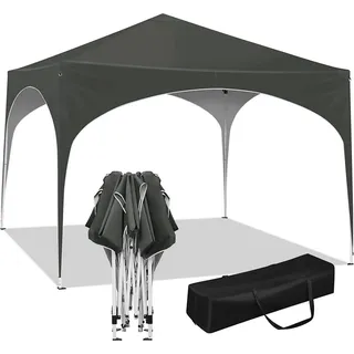Woltu Faltpavillon 3 x 3 m Grau