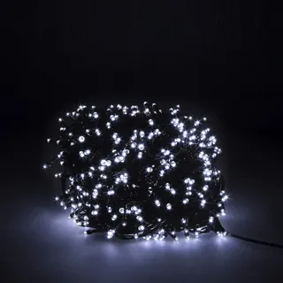 Maurer Lichterkette 27,5 m 500 LEDs Farbe kaltweiß Weihnachtsbeleuchtung für den Innen- und Außenbereich