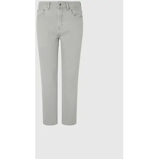 High-waist-Jeans PEPE JEANS "TAPERED HW" Gr. 28, Länge 30, lt grey stoenwash Damen Jeans Tapered