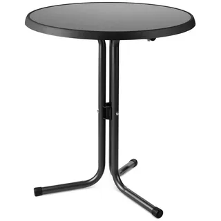 Beautissu Stehtisch Bistrotisch Emma Ø60cm Grau