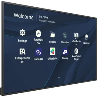 Viewsonic CDE7530 Interaktives Whiteboard 190,50cm 190,50cm (75") 3840x2160 450 nits 1200:1 HDMI in x 2 USB-C x 1 HDMI out x 1 w/ RS232 [Energieklasse G] (CDE7530)
