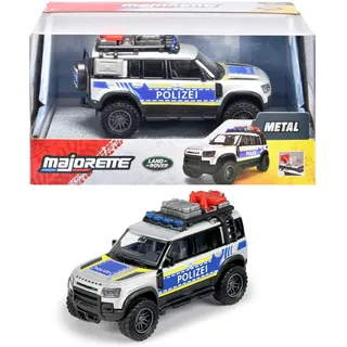 MAJORETTE 213712000 - Land Rover Defender 90 Police grau/silber 1:43
