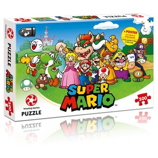 Winning Moves - Puzzle - Super Mario - Mario and Friends , 500 Teile