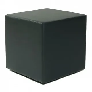 Küchen-Preisbombe Sitzwürfel Kubus I Kunstleder 45 x 45 x 45 cm Schwarz