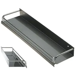 ONPIRA Edelstahl Küchenregal Gewürzregal in 3 Ausführung und in 10 Größen von 25-120cm zum auswählen insgesamt 30 Varianten (Modell C, 40cm)