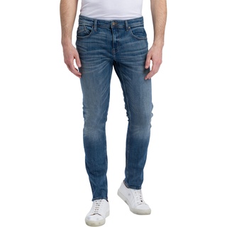 Cross Jeans Herren Jeans Jimi Tapered Fit Blau 039 Normaler Bund Reißverschluss W 30 L 30