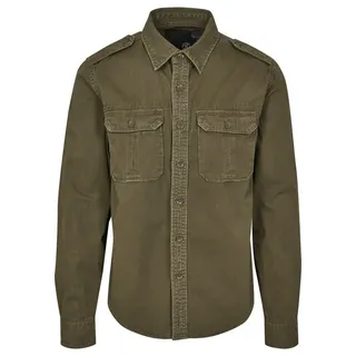 Brandit Textil Vintage Langarmhemd Olive 2XL