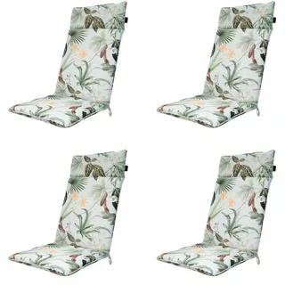 Madison Gartenstuhlkissen, Grün, Textil, 50x8x120 cm, Oeko-Tex®, Outdoor-Kissen, Gartenstuhlauflagen